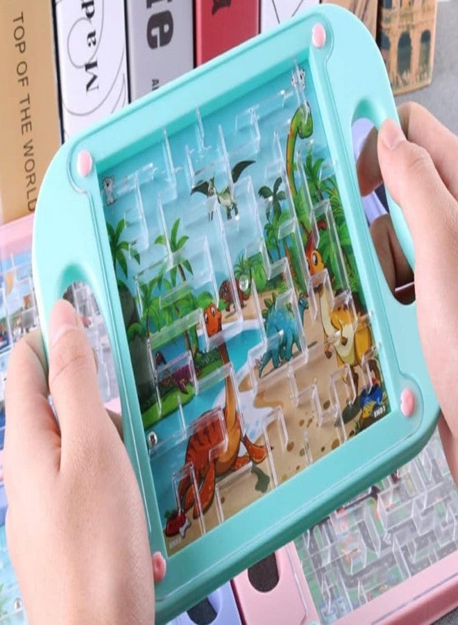 FULLFILLS Plastic with Glass covrer Labyrinth Game Ball in Maze Puzzle and Brain Teaser Hand and Eye Coordination Brain Game Kids and Adults 1 pc - Image 2